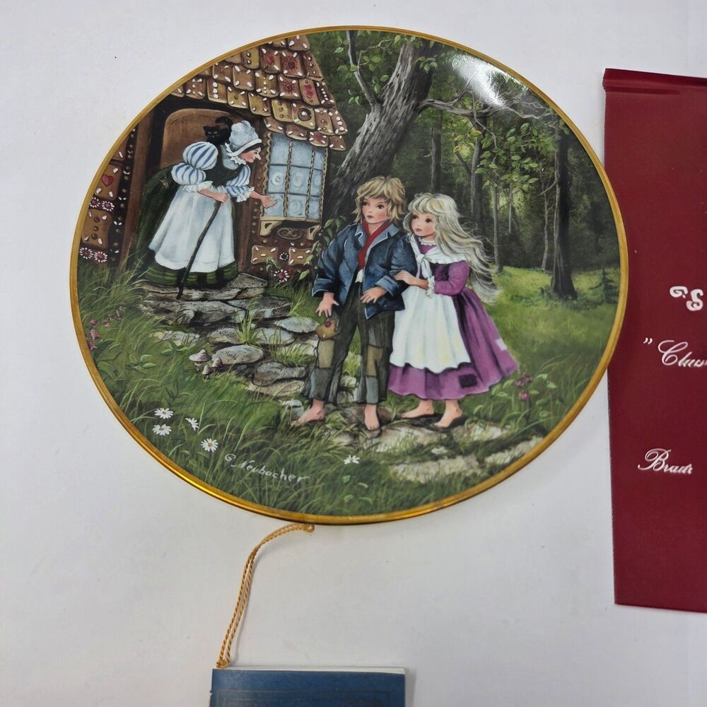 Kaiser Porcelain Hansel Gretelā Plate Gerda Neubacher COA Box Germany